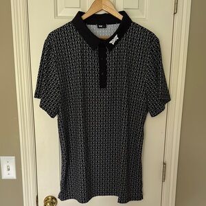 PXG - Black and White Patterned Men's Shirt